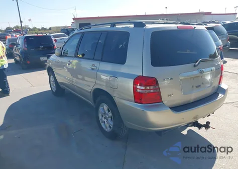 2002 Toyota Highlander V6 from USA, damaged, VIN JTEGF21A720071324